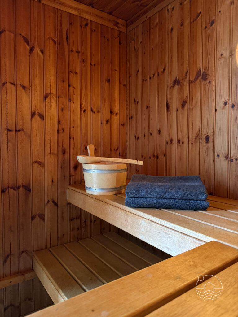 Vakantiawoning Knus aan Zee sauna